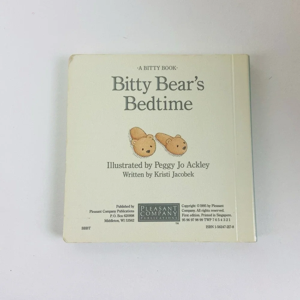 American Girl Bitty Baby and Lullaby Moses Basket Bitty Bear Carrier Gray Eyes - Picture 12 of 16